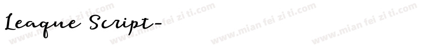 Leaque Script字体转换